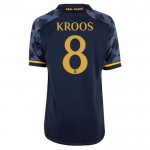 Günstige Fußballtrikots Real Madrid Kroos 8 Kinder Auswärtstrikot 2023-24 Kurzarm